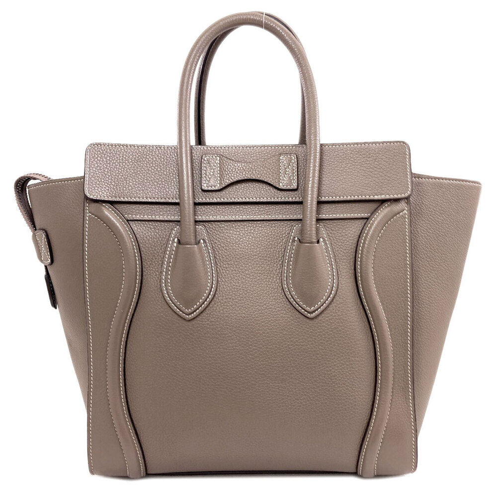 Celine Bag Luggage Tote Tote Calfskin Black